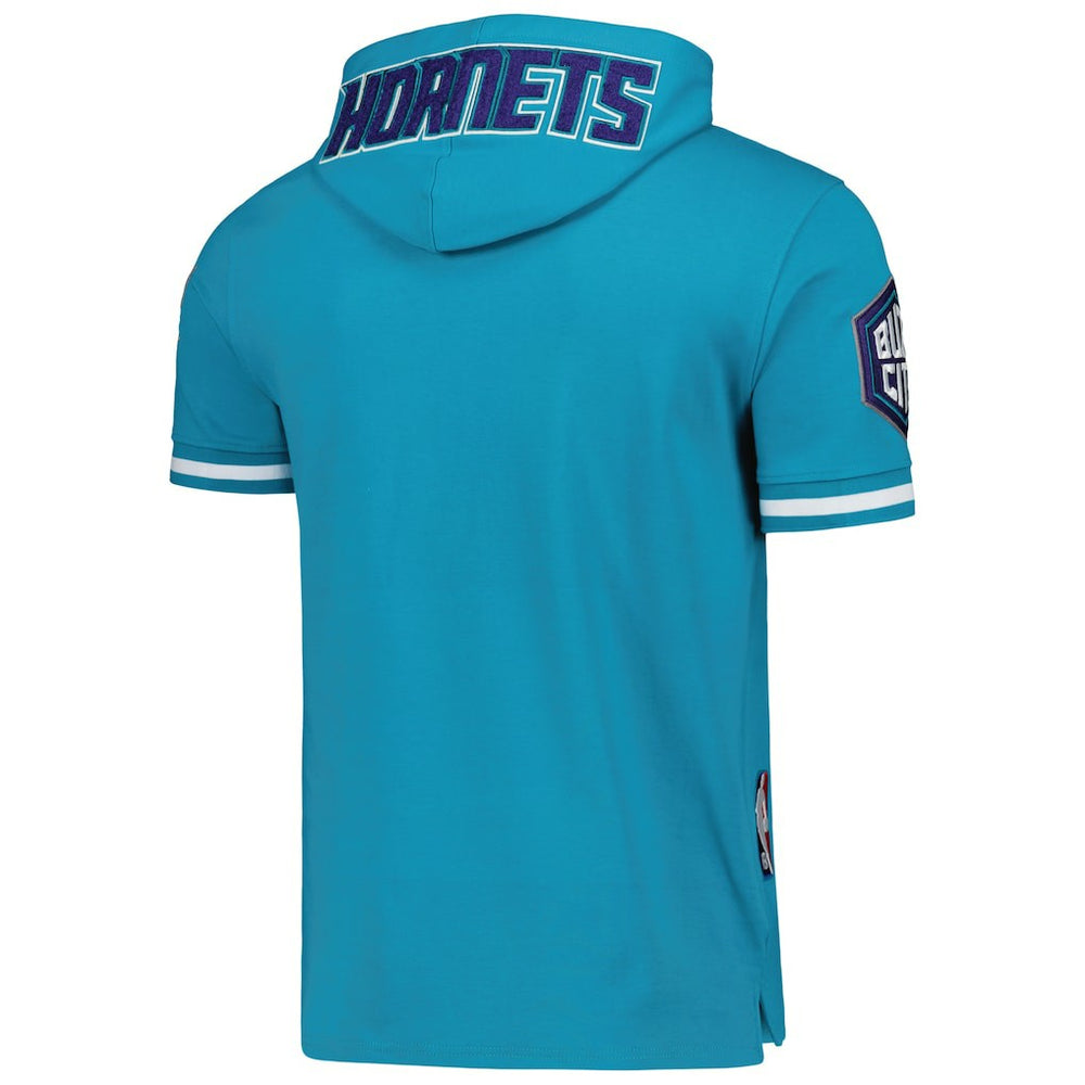 NBA - LaMelo Ball Charlotte Hornets Pro Standard Name & Number Short Sleeve Pullover Hoodie - Teal