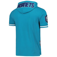 NBA - LaMelo Ball Charlotte Hornets Pro Standard Name & Number Short Sleeve Pullover Hoodie - Teal