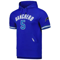 NBA - Paolo Banchero Orlando Magic Pro Standard Name & Number Short Sleeve Pullover Hoodie - Royal