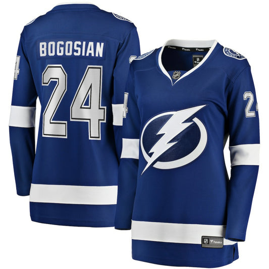 Zach Bogosian Tampa Bay Lightning Fanatics Women's Home Breakaway Player Jersey - Blue | NHL Jerseys