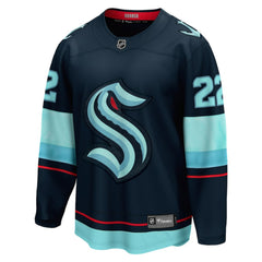 Oliver Bjorkstrand Seattle Kraken Fanatics Home Breakaway Player Jersey Deep Sea Blue