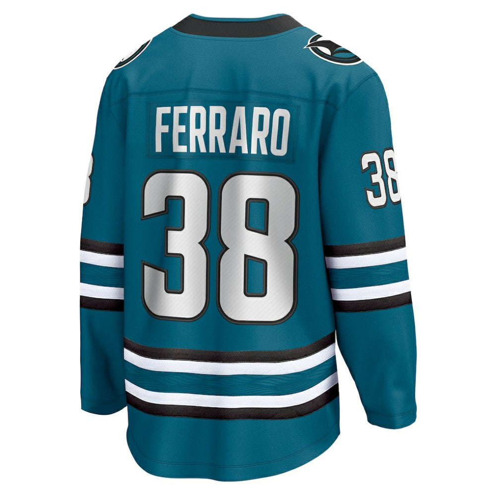 Mario Ferraro San Jose Sharks - Fanatics Home Breakaway Player Jersey Teal