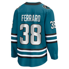 Mario Ferraro San Jose Sharks - Fanatics Home Breakaway Player Jersey Teal