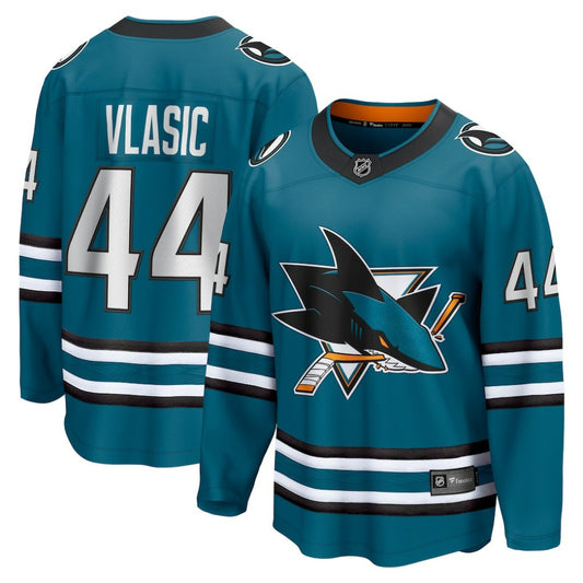 Marc-Edouard Vlasic San Jose Sharks Fanatics Home Breakaway Player Jersey - Teal | NHL Jerseys