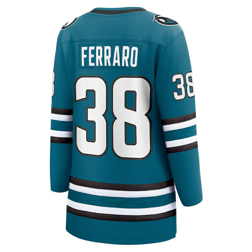 Mario Ferraro San Jose Sharks - Fanatics Women's Home Breakaway Player Jersey Teal