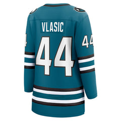 Marc-Edouard Vlasic San Jose Sharks - Fanatics Women's Home Breakaway Player Jersey Teal