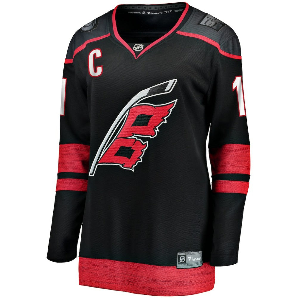 Jordan Staal Carolina Hurricanes - Fanatics Women's Home Captain Patch Breakaway Player Jersey Black