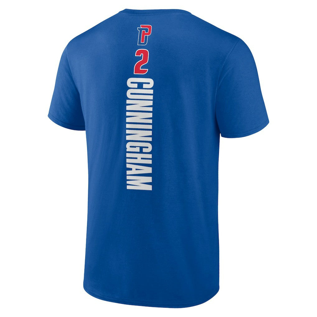 NBA - Cade Cunningham Detroit Pistons Playmaker Name & Number T-Shirt - Blue