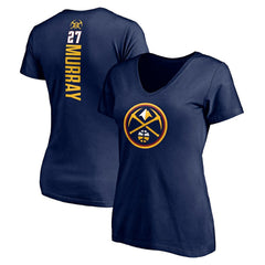 NBA - Jamal Murray Denver Nuggets Women's Playmaker Name & Number V-Neck T-Shirt - Navy