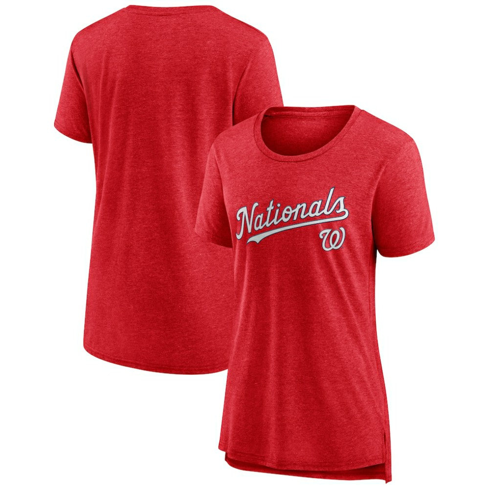Washington Nationals Women's Official Wordmark Tri-Blend T-Shirt Online