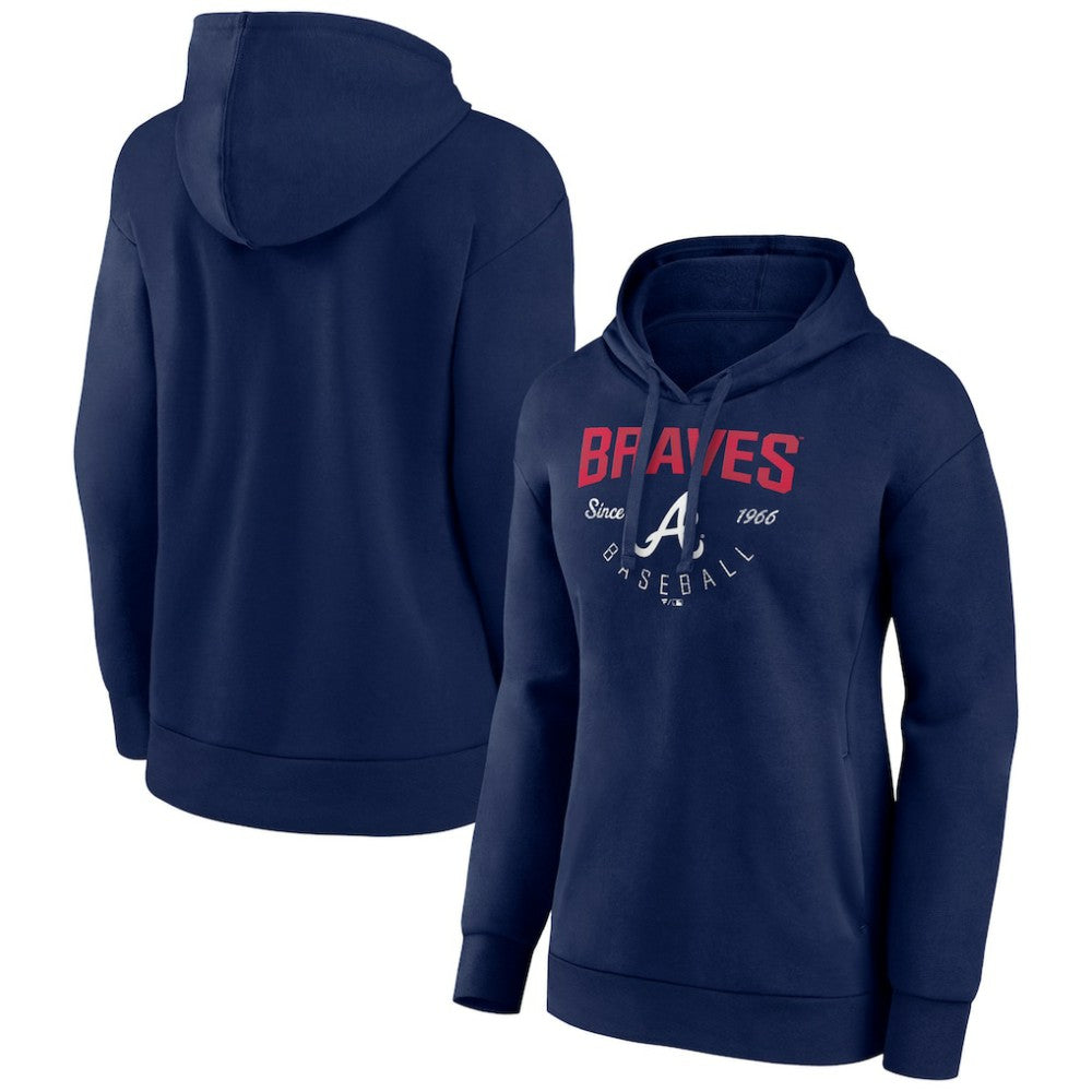 Atlanta Braves Women's Team Live For It Pullover Hoodie Lifestyle