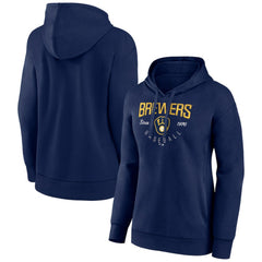 Milwaukee Brewers Women's Live For It Pullover Hoodie Near Me