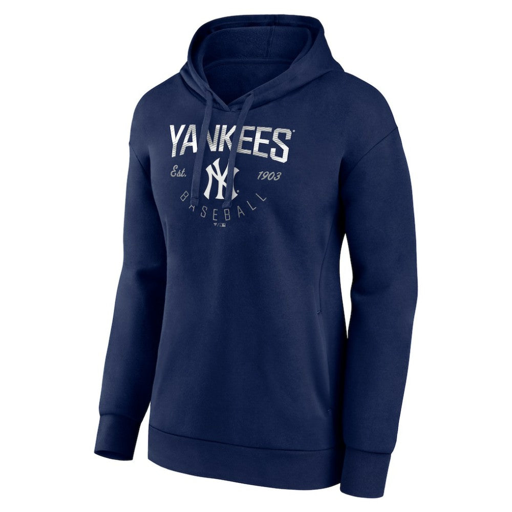 New York Yankees Women's Team Live For It Pullover Hoodie Lifestyle