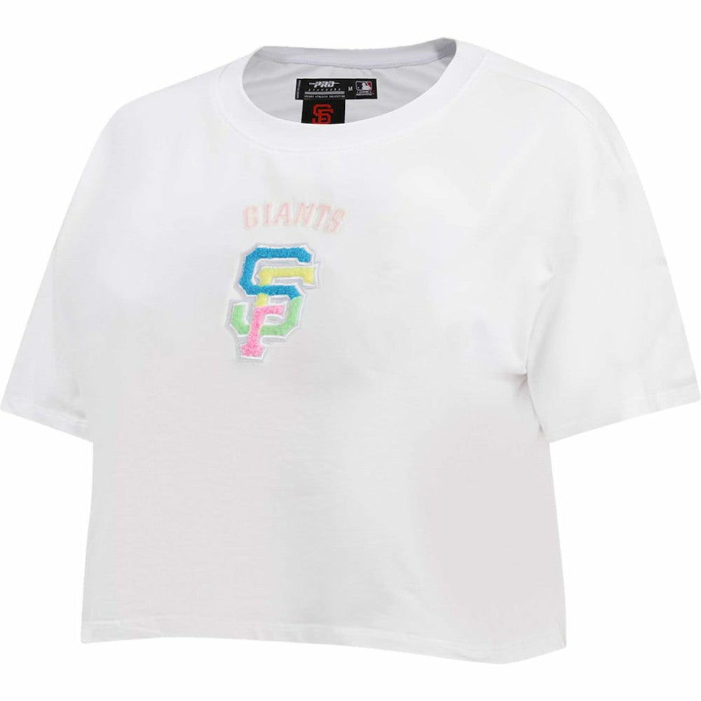 San Francisco Giants Pro Standard Women's Washed Neon Cropped Boxy T-Shirt Near Me