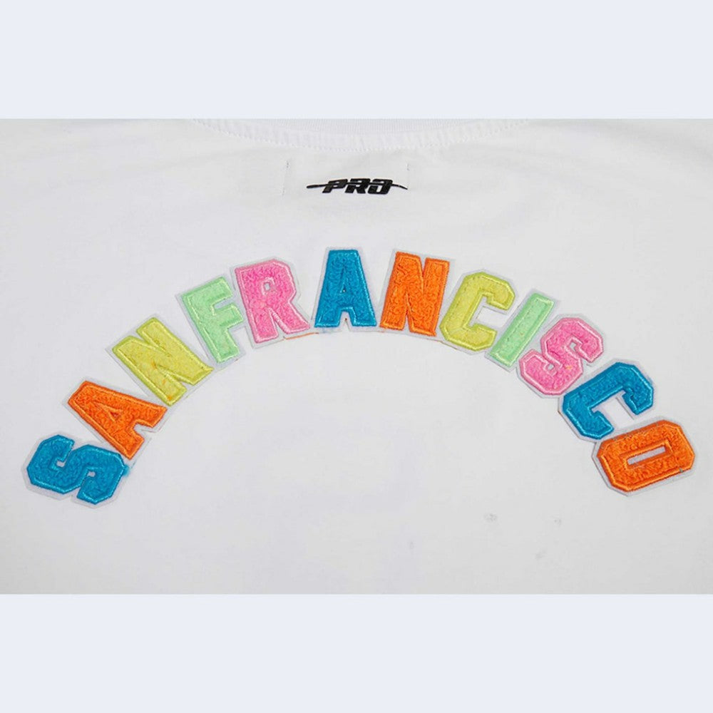 San Francisco Giants Pro Standard Women's Washed Neon Cropped Boxy T-Shirt Near Me