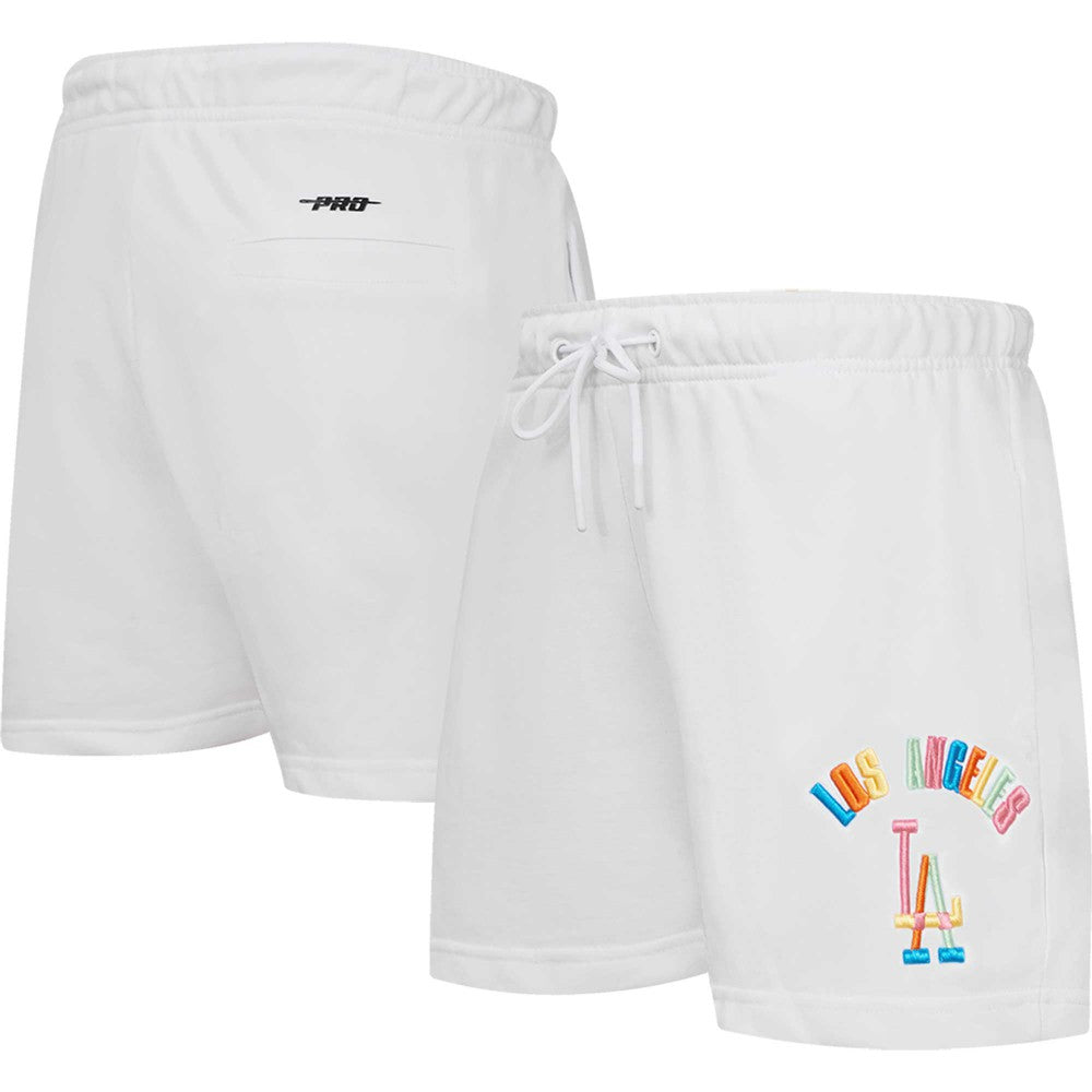 Los Angeles Dodgers Pro Standard Women's Washed Neon Shorts Lifestyle