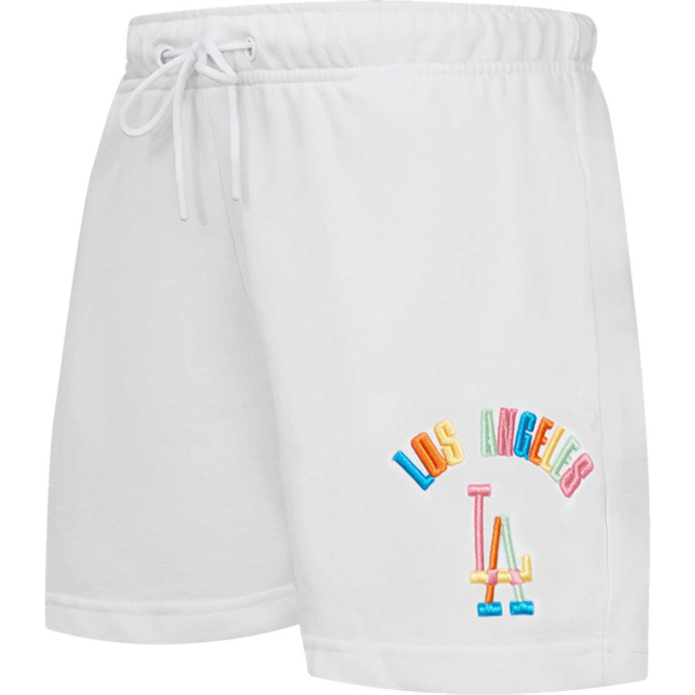 Los Angeles Dodgers Pro Standard Women's Washed Neon Shorts Lifestyle