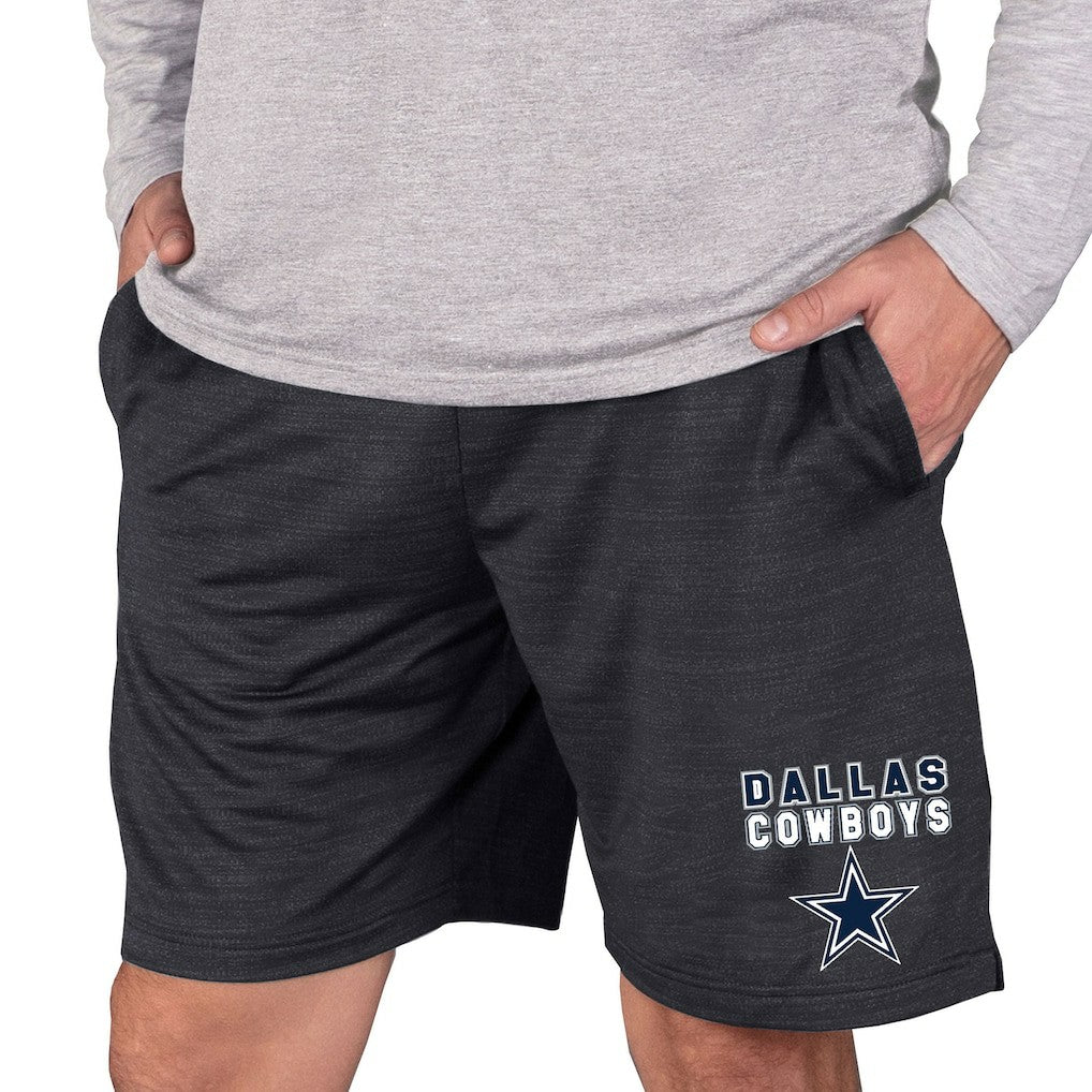 Dallas Cowboys Concepts Sport Bullseye Knit Jam Shorts Charcoal - NFL