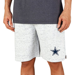 Dallas Cowboys Concepts Sport Throttle Knit Jam Shorts White/Charcoal - NFL
