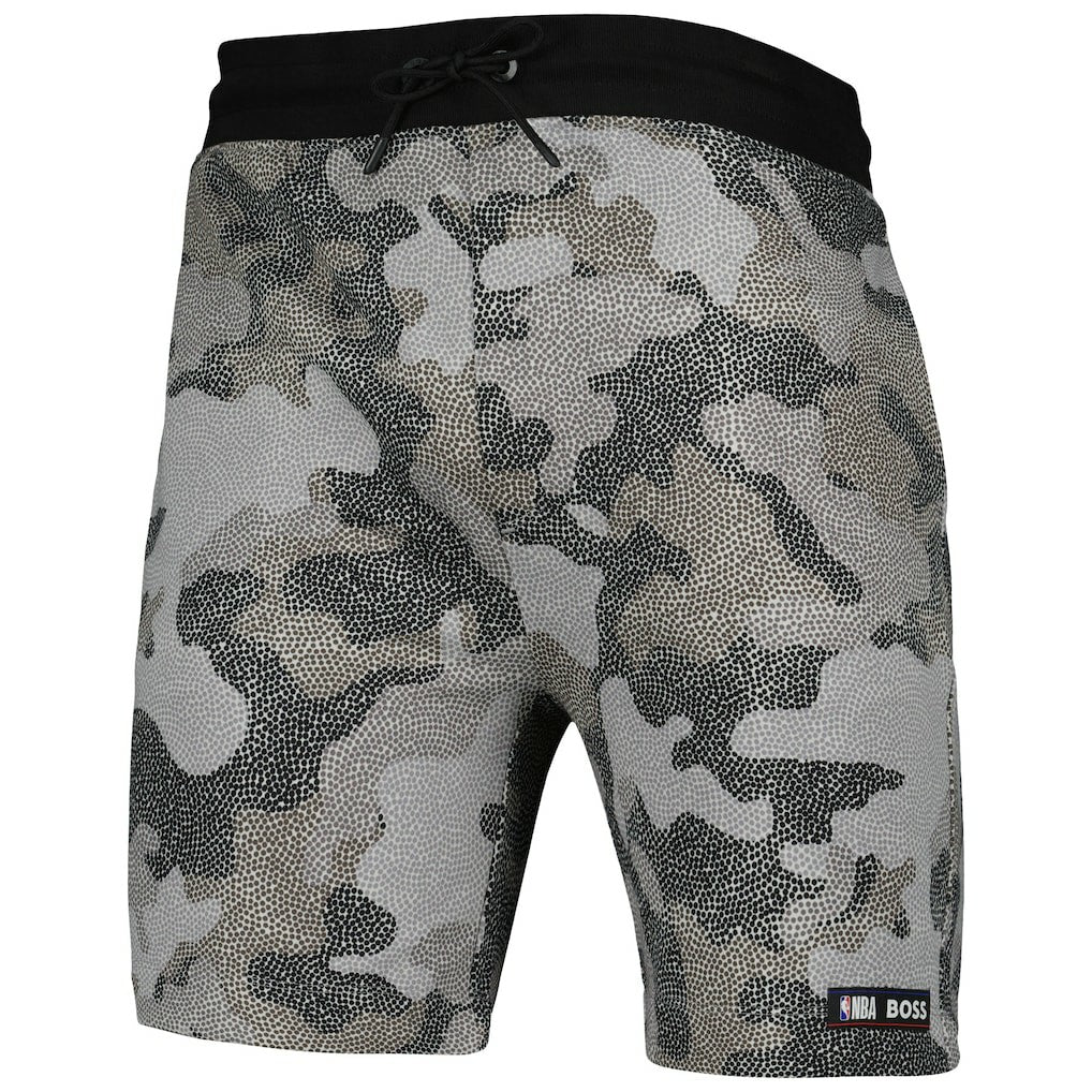 NBA - Chicago Bulls NBA x Hugo Boss Slam Camo Shorts - Black