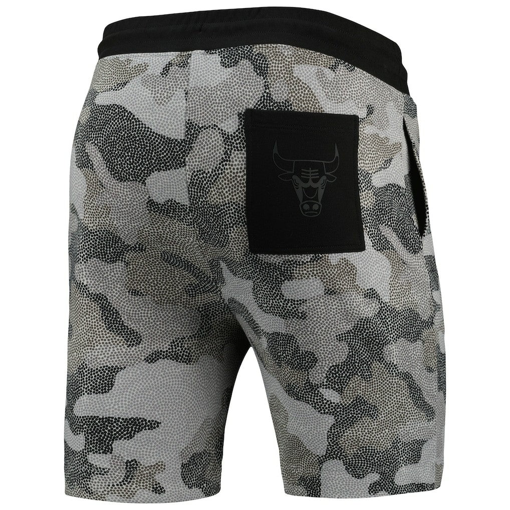 NBA - Chicago Bulls NBA x Hugo Boss Slam Camo Shorts - Black
