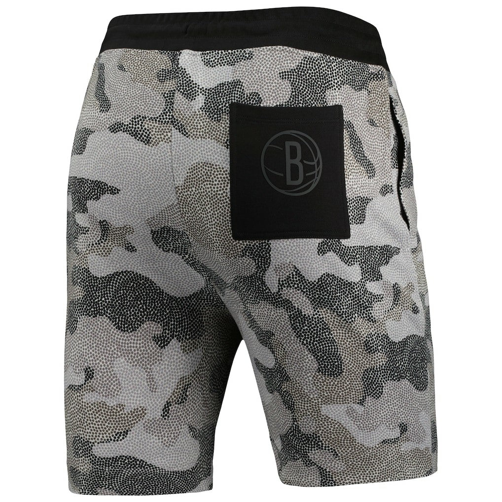 NBA - Brooklyn Nets NBA x Hugo Boss Slam Camo Shorts - Black