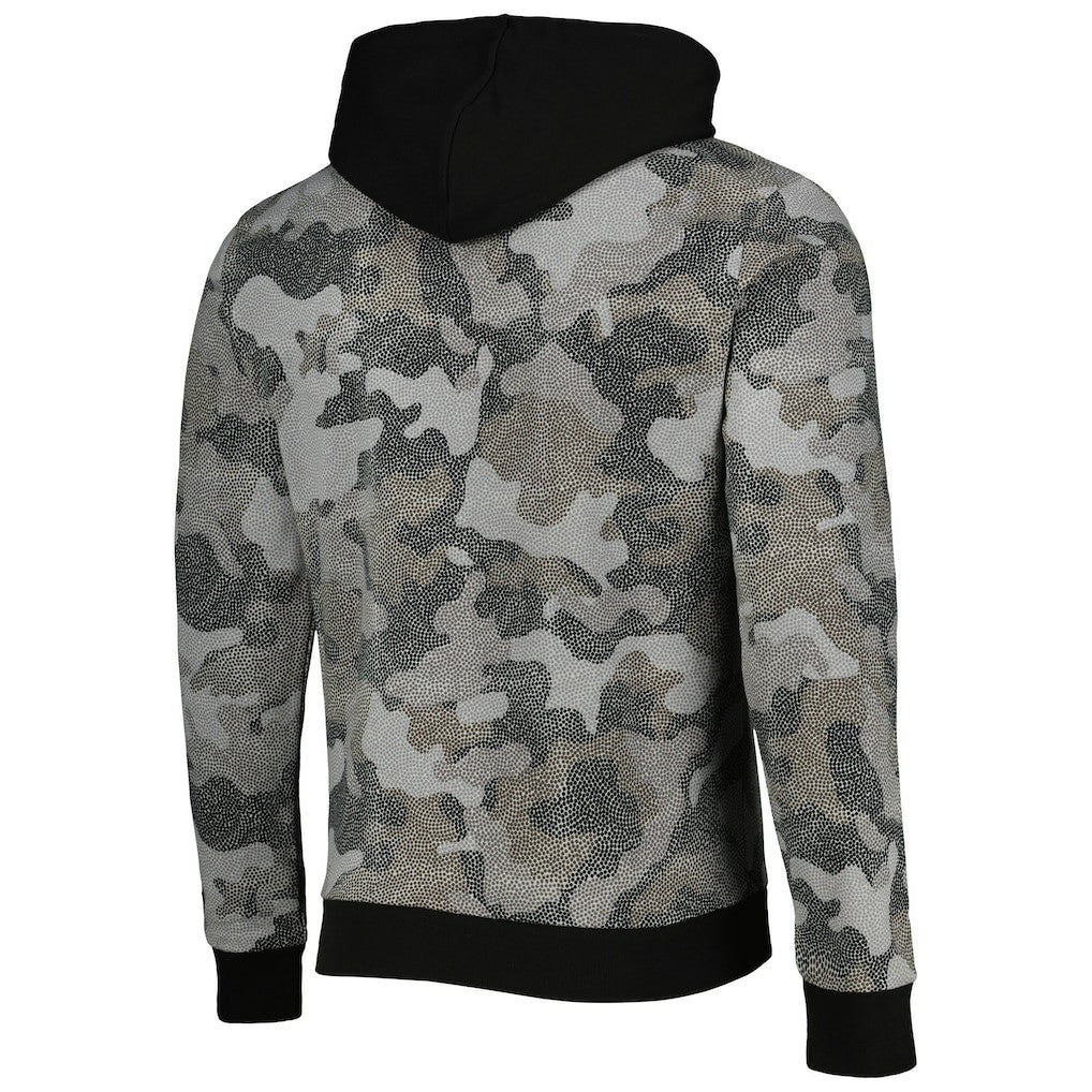 NBA - Brooklyn Nets Hugo Boss Camo Pullover Hoodie - Black