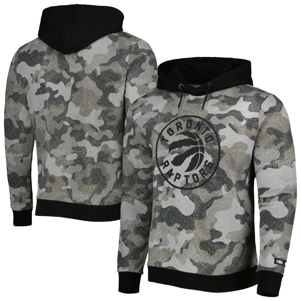 NBA - Toronto Raptors Hugo Boss Camo Pullover Hoodie - Black