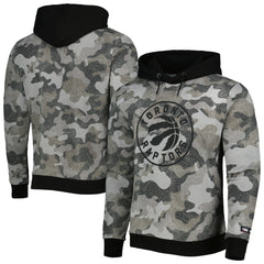 NBA - Toronto Raptors Hugo Boss Camo Pullover Hoodie - Black