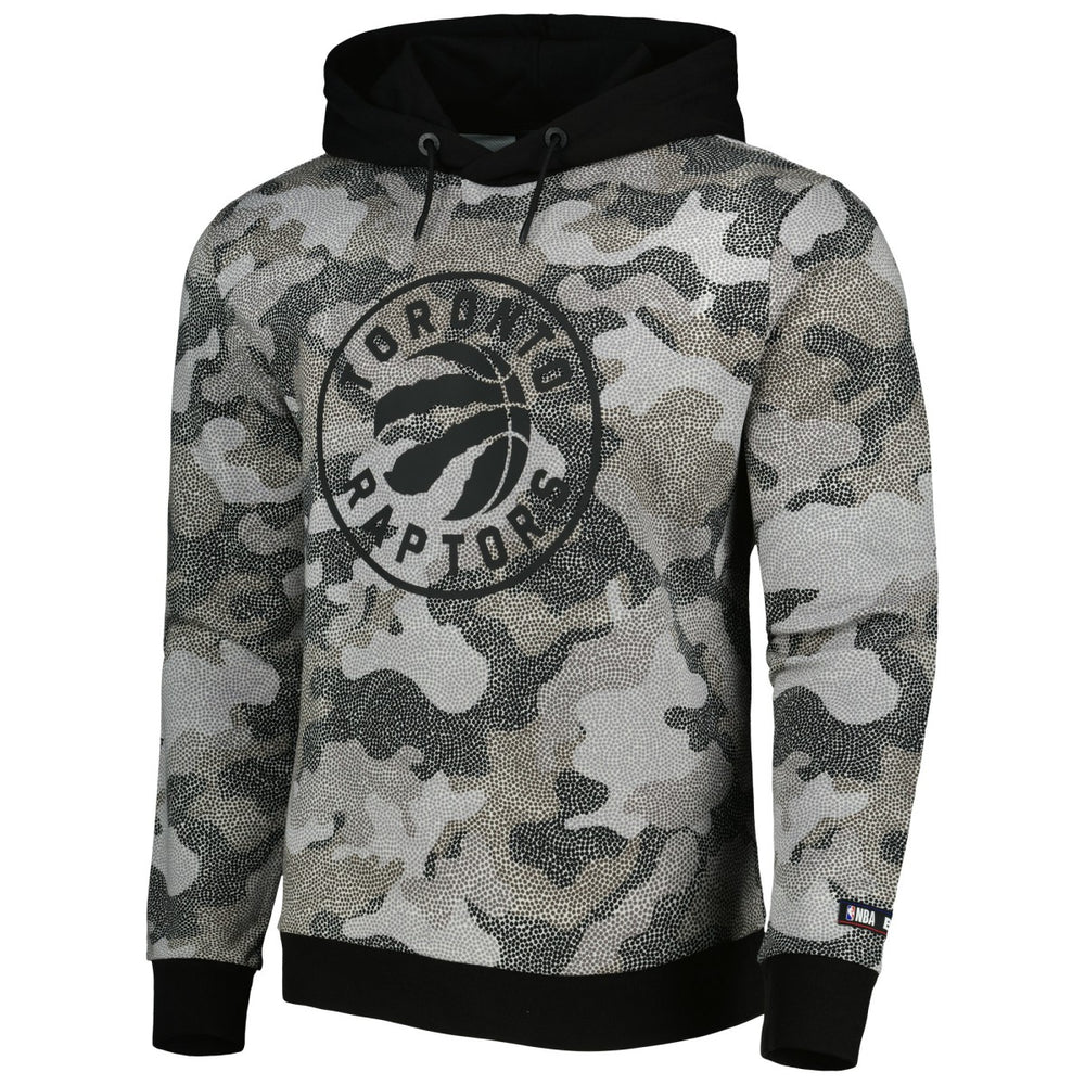 NBA - Toronto Raptors Hugo Boss Camo Pullover Hoodie - Black