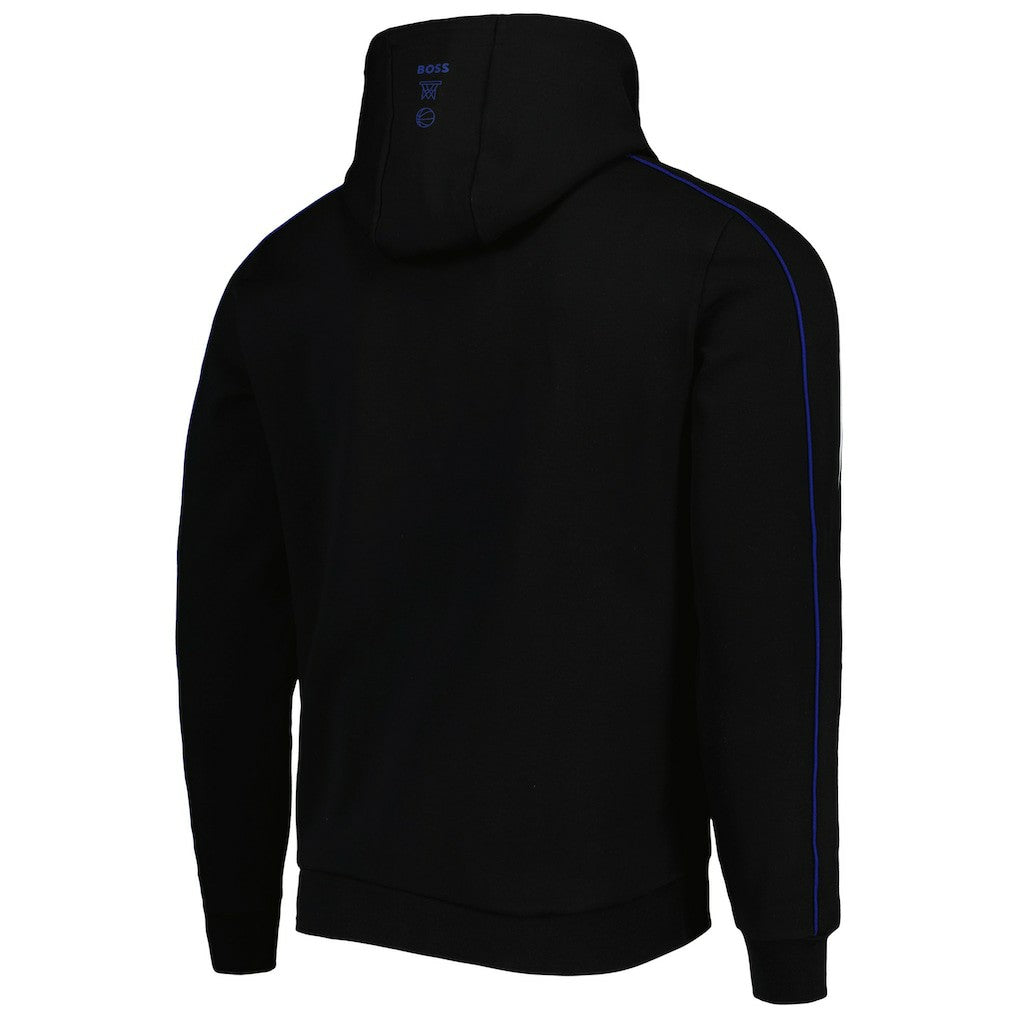 NBA - Philadelphia 76ers NBA x Hugo Boss Team Bounce Tri-Blend Pullover Hoodie - Black