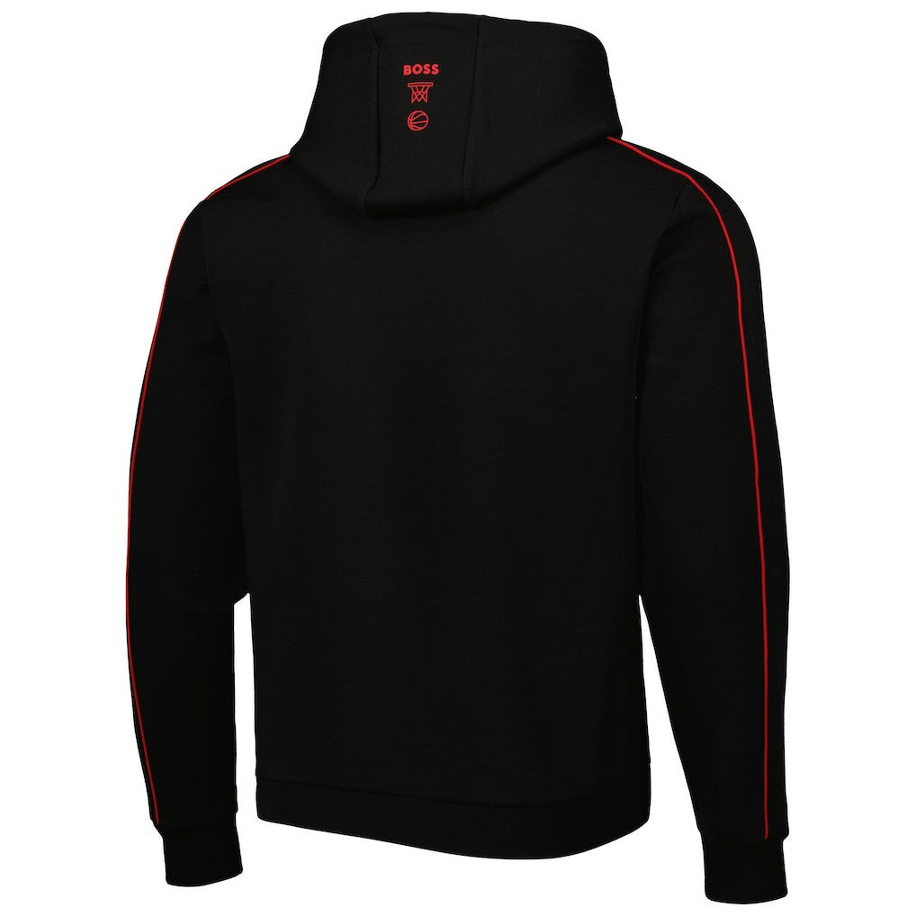 NBA - Atlanta Hawks NBA x Hugo Boss Team Bounce Tri-Blend Pullover Hoodie - Black