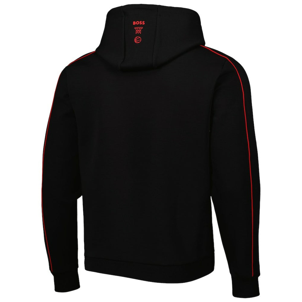 NBA - Atlanta Hawks NBA x Hugo Boss Team Bounce Tri-Blend Pullover Hoodie - Black