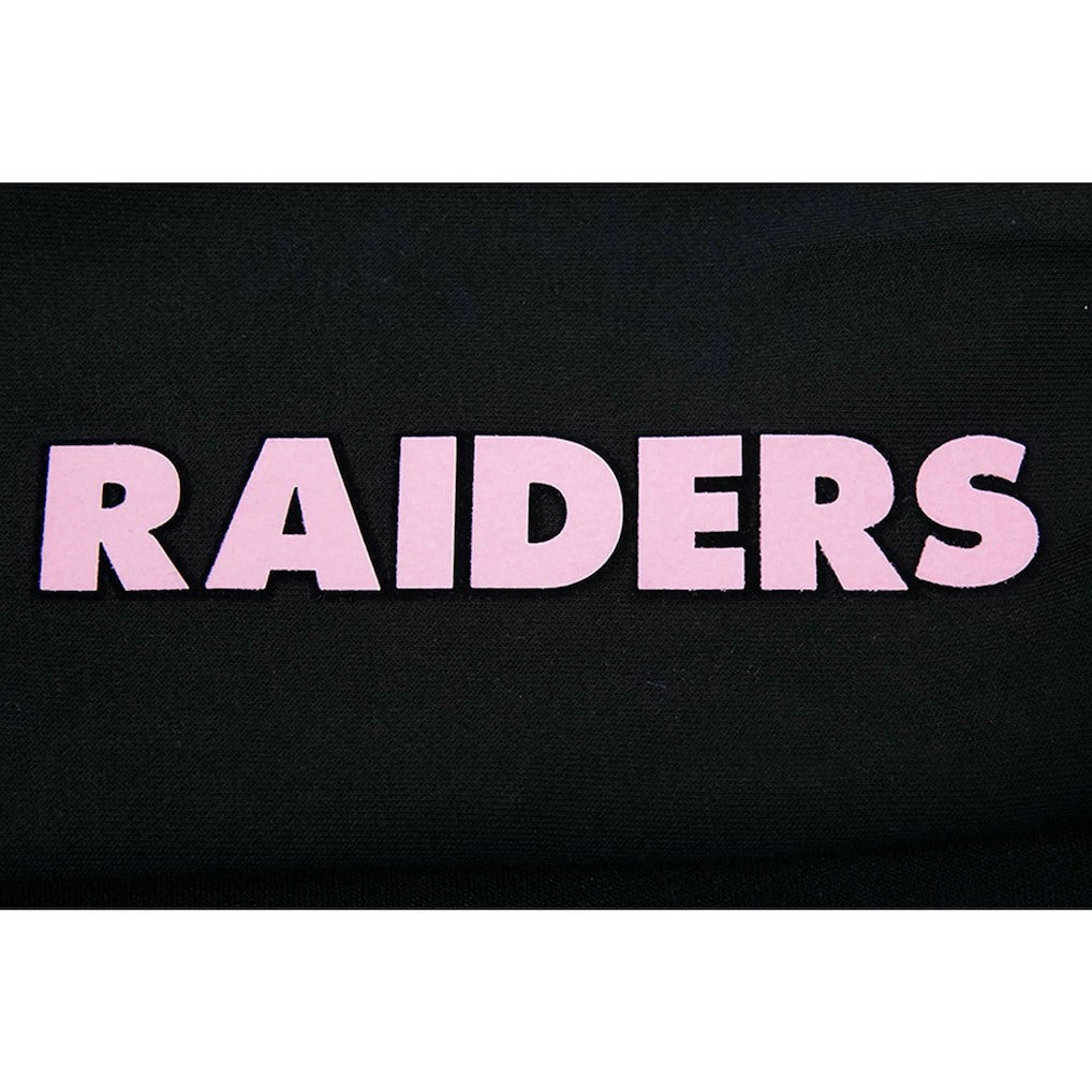 Las Vegas Raiders Pro Standard Women's Neon Fleece Pullover Hoodie Black - NFL