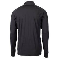 Atlanta Falcons Cutter & Buck Adapt Eco Knit Stretch Recycled Big & Tall Quarter-Zip Throwback Pullover Top Black - NFL