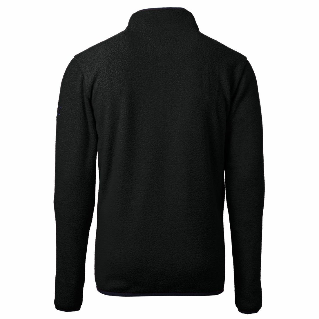 Detroit Lions Cutter & Buck Cascade Eco Sherpa Fleece Big & Tall Quarter-Zip Throwback Jacket Black - NFL