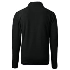 Las Vegas Raiders Cutter & Buck Cascade Eco Sherpa Fleece Big & Tall Quarter-Zip Throwback Jacket Black - NFL