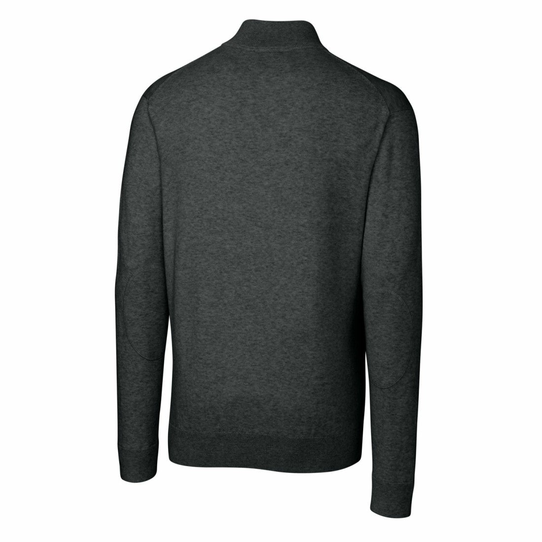 Detroit Lions Cutter & Buck Throwback Logo Lakemont Tri-Blend Big & Tall Quarter-Zip Pullover Sweater Heather Charcoal - NFL