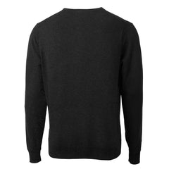 Detroit Lions Cutter & Buck Throwback Logo Lakemont Tri-Blend Big & Tall V-Neck Pullover Sweater Black - NFL