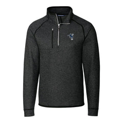 Indianapolis Colts Cutter & Buck Mainsail Sweater-Knit Big & Tall Half-Zip Pullover Jacket Heather Charcoal - NFL