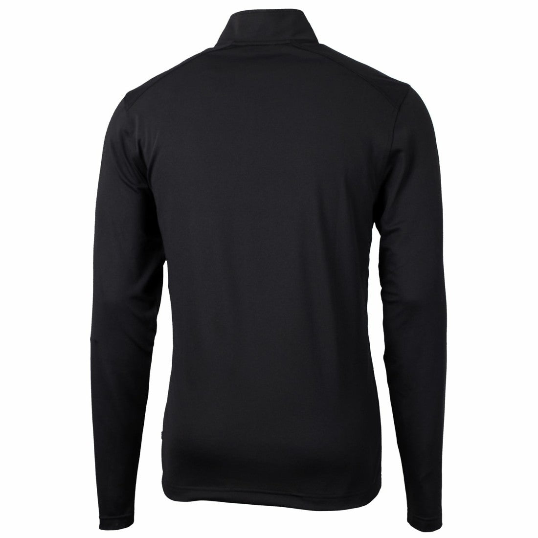 Detroit Lions Cutter & Buck Throwback Logo Virtue Eco Pique Recycled Quarter-Zip Big & Tall Pullover Top Black - NFL