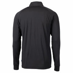 Tampa Bay Buccaneers Cutter & Buck Adapt Eco Knit Stretch Recycled Quarter-Zip Throwback Pullover Top Black - NFL
