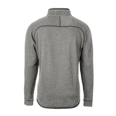 Detroit Lions Cutter & Buck Throwback Logo Mainsail Sweater-Knit Half-Zip Pullover Jacket Heather Gray - NFL