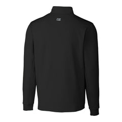 Cleveland Browns Cutter & Buck Throwback Logo Traverse Stretch Quarter-Zip Pullover Top Black - NFL