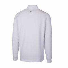 Detroit Lions Cutter & Buck Throwback Logo Traverse Stretch Quarter-Zip Pullover Top White - NFL