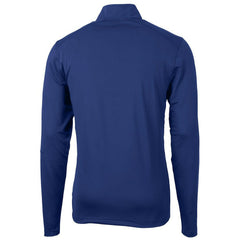 Buffalo Bills Cutter & Buck Throwback Logo Virtue Eco Pique Recycled Quarter-Zip Pullover Top Royal - NFL