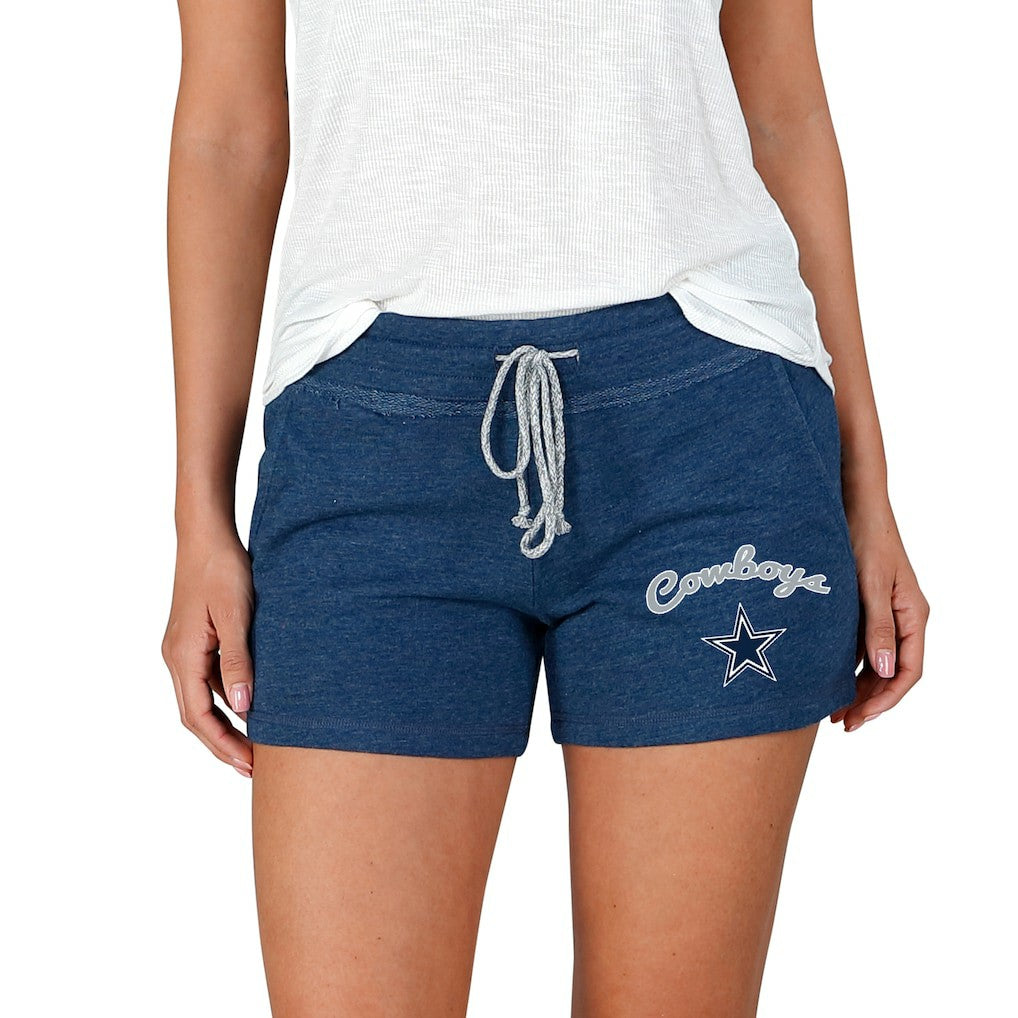 Women's Dallas Cowboys Concepts Sport Mainstream Terry Shorts Navy - NFL
