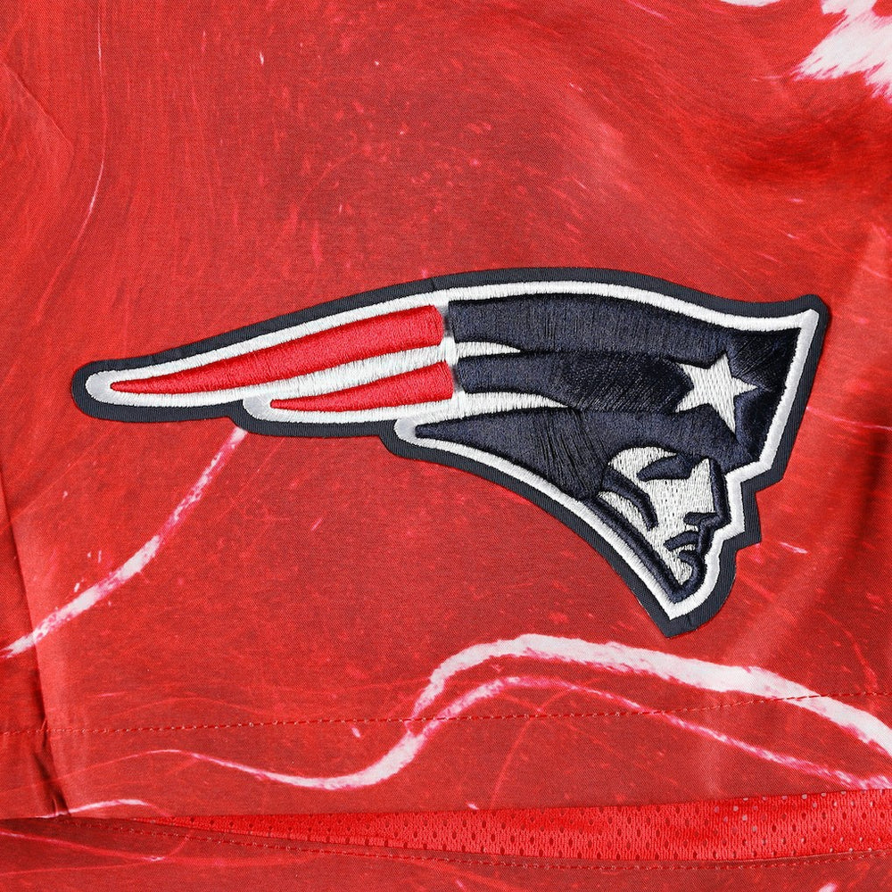 New England Patriots Pro Standard Allover Marble Print Shorts Red - NFL