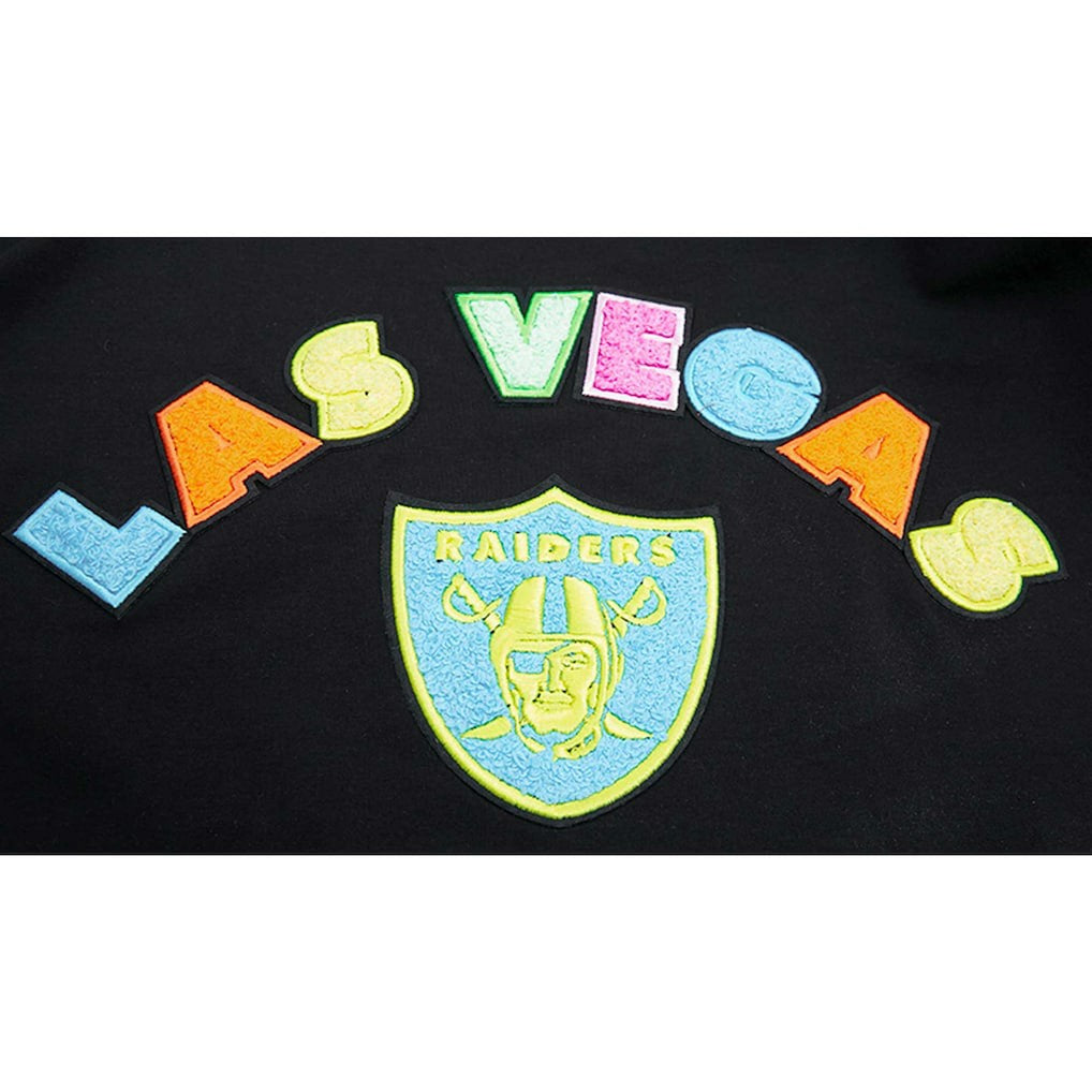 Las Vegas Raiders Pro Standard Neon Graphic T-Shirt Black - NFL