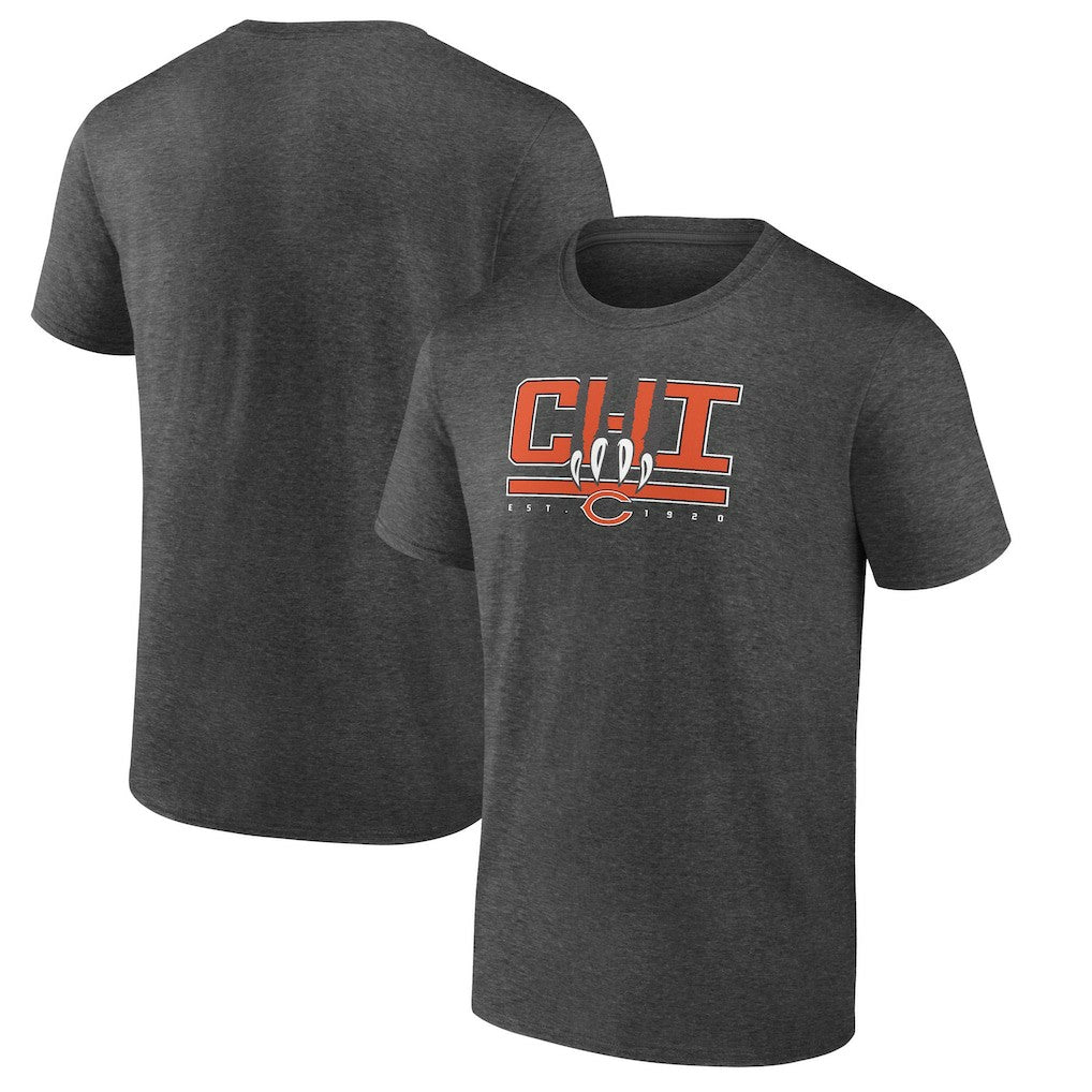 Chicago Bears Passing Touchdown T-Shirt Charcoal - NFL
